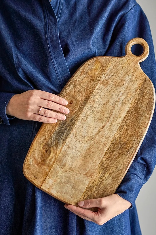 Кухня та бар Bloomingville дошка для нарізання 45 x 2 x 24 cm 82065406 бежевий