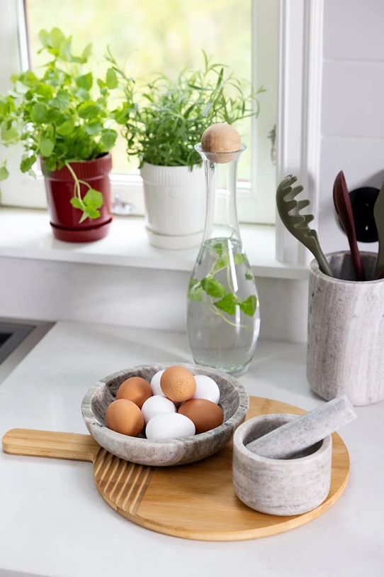 Kuchnia i bar Sagaform deska do krojenia drewniana 42 x 30 x 2 cm 5018056 brązowy