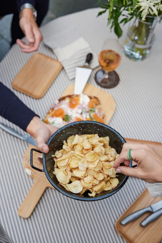 Sagaform deska do krojenia drewniana 54 x 20 x 2 cm 5018057 brązowy