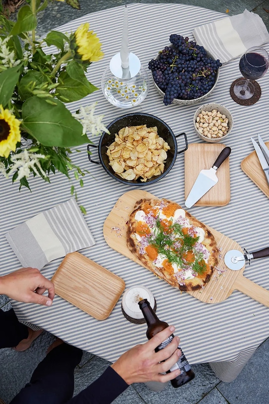 Sagaform zestaw noży do pizzy 5018353 brązowy AA00