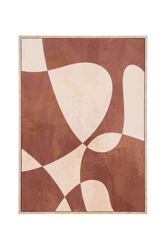 House Nordic dekoracja ścienna w ramie 50 x 70 cm multicolor 4981054