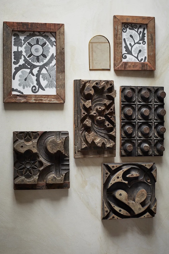 Nástenná dekorácia Madam Stoltz hnedá MCC08