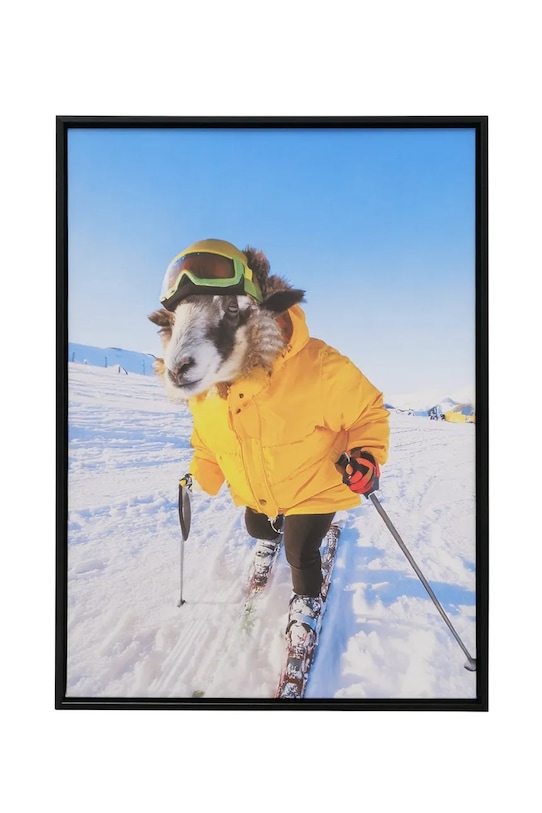 Boltze dekoracja ścienna w ramie Skian 40 x 55 cm multicolor 2069645