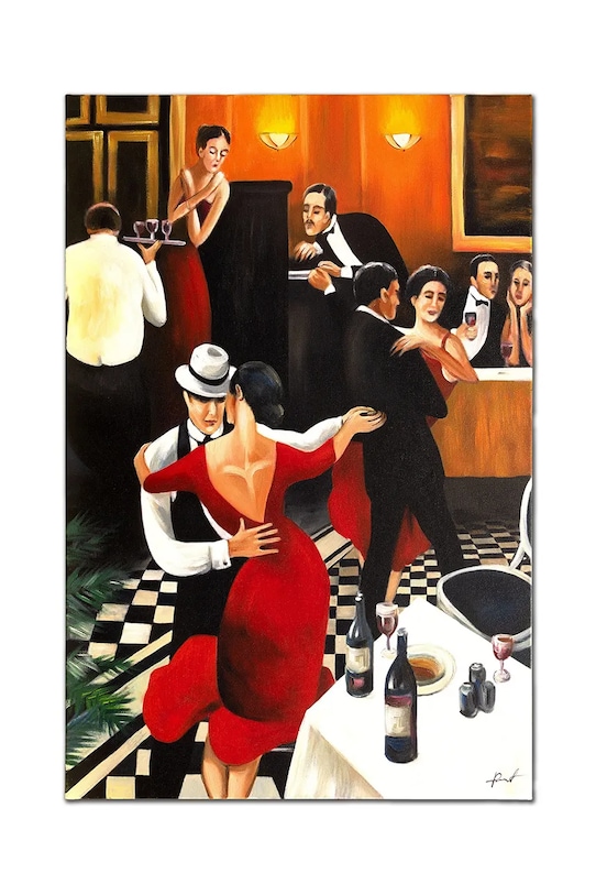 home & lifestyle reproducere pictată în ulei Tango IIT.C. Chiu multicolor 181618