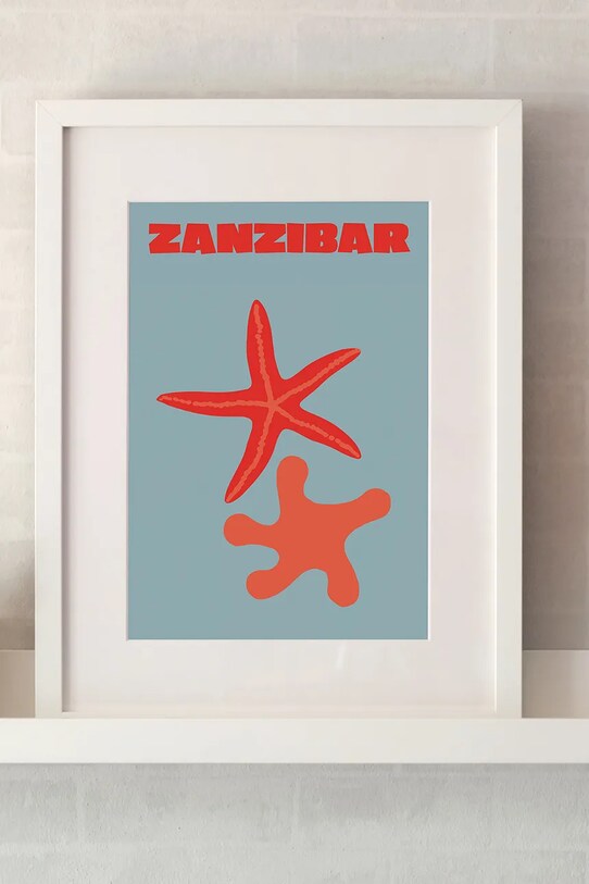 HARTMAN poster cu artă A.I. pe sticlă acrilică Terra e Costa 14, 30 x 40 cm KB1715HAR.TERRACO14 multicolor AA00