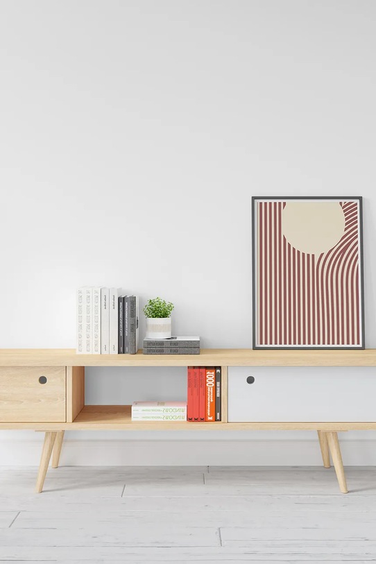 Grafika na akrilnem steklu a.i art HARTMAN Geometric Abstract 05, 30 x 40 cm KB1920HAR.GEOAB05 pisana AA00