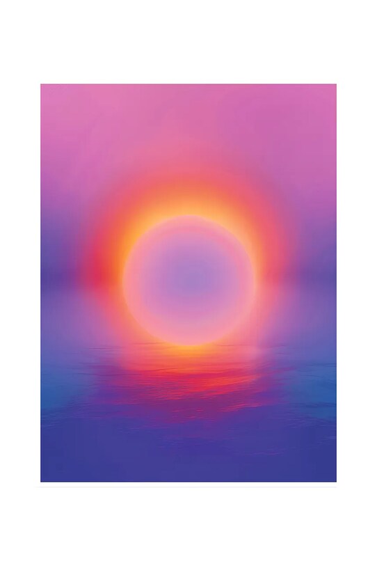 HARTMAN poster cu artă A.I. pe sticlă acrilică Chroma Impulse 06, 30 x 40 cm multicolor KB1960HAR.CHROM06