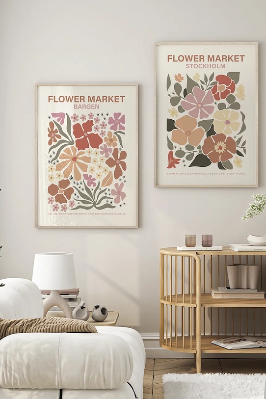 home & lifestyle dekoracja ścienna w ramie multicolor 1541201.24028