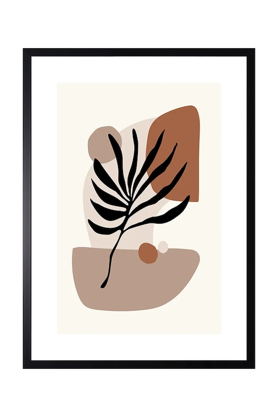 home & lifestyle decorațiune de perete cu ramă 50 x 70 cm multicolor 1541201.23077