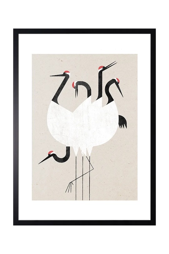 home & lifestyle dekoracja ścienna w ramie 50 x 70 cm multicolor 1541201.5456