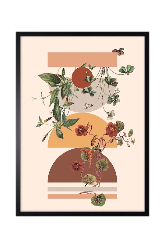 decorațiune de perete cu ramă 50 x 70 cm multicolor 1541201.5236