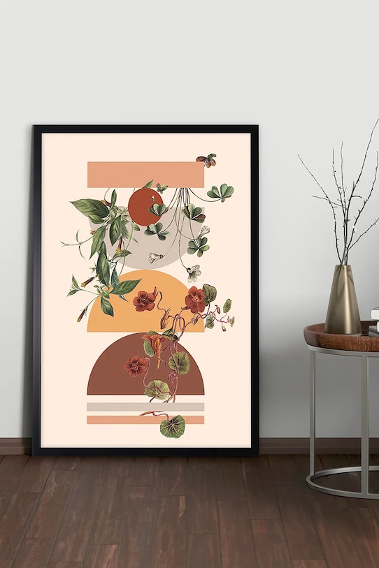 Living și dormitor decorațiune de perete cu ramă 50 x 70 cm 1541201.5236 multicolor