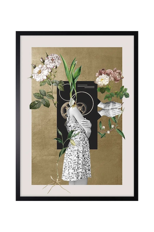 decorațiune de perete cu ramă 50 x 70 cm multicolor 1541201.5239