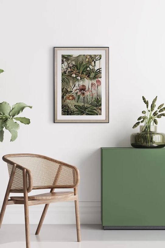 Nástenná dekorácia v ráme home & lifestyle TROPICAL ORCHIDS 50 x 70 cm 1541211.23107 viacfarebná AA00