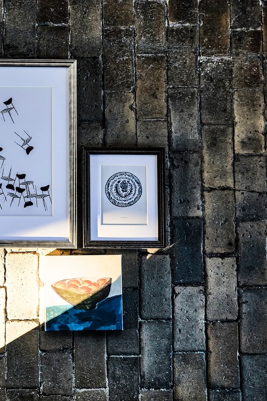 House Doctor dekoracja ścienna HDGia 30 x 23 cm 208582052 granatowy AA00