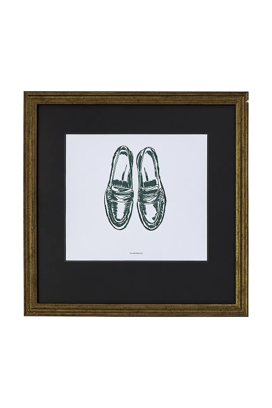 House Doctor decorațiune de perete cu ramă HDShoe 40 x 40 cm verde 208582059
