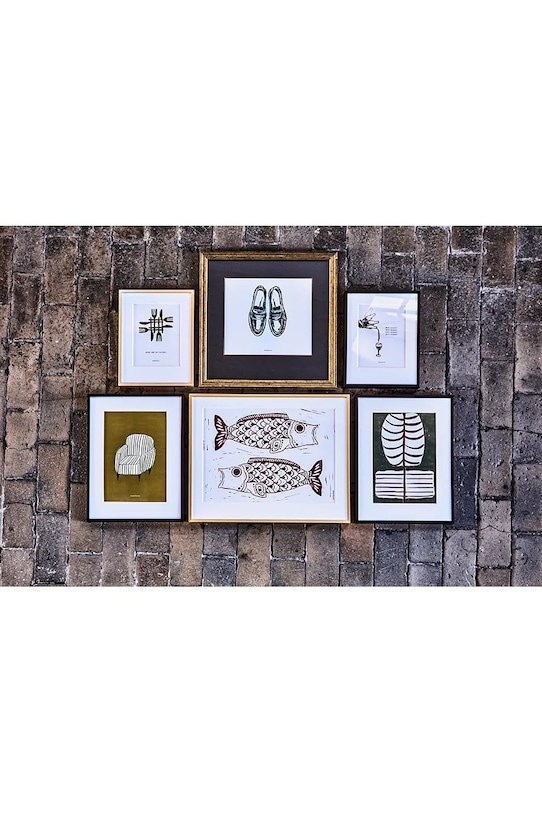 Living și dormitor House Doctor decorațiune de perete cu ramă HDShoe 40 x 40 cm 208582059 verde