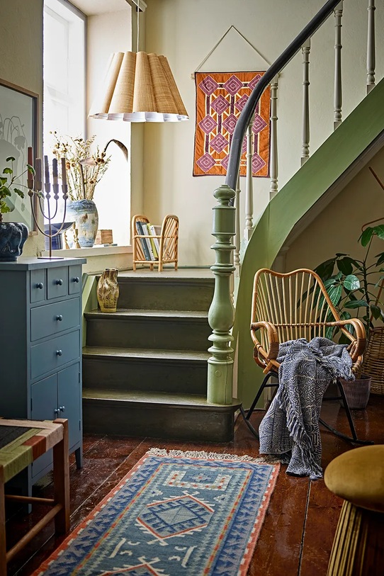 Stenska dekoracija Bloomingville Honia 78 x 62 cm pisana 82055431