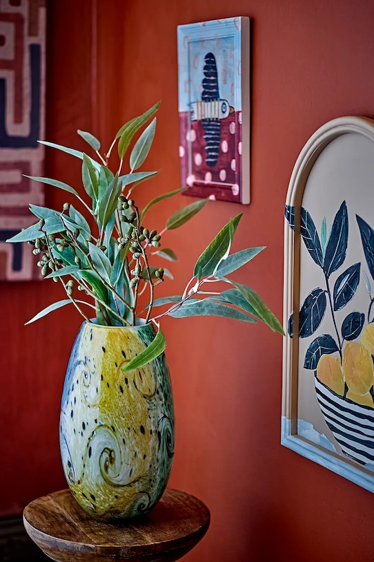 Bloomingville dekoracja ścienna w ramie Limone 33 x 51 x 2 cm 82065029 multicolor