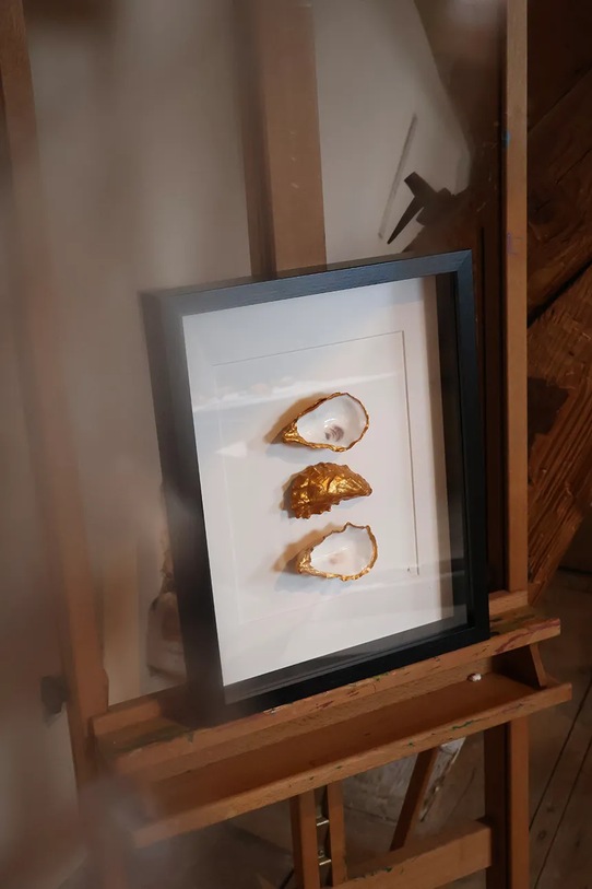 Maria el Mar decorazione da parete in cornice 38 x 30 cm 1222 nero AA00