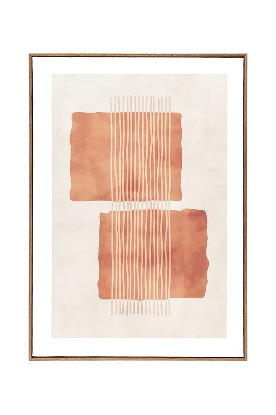 Настенная декорация в раме House Nordic Mina 50 x 70 cm оранжевый 4991016