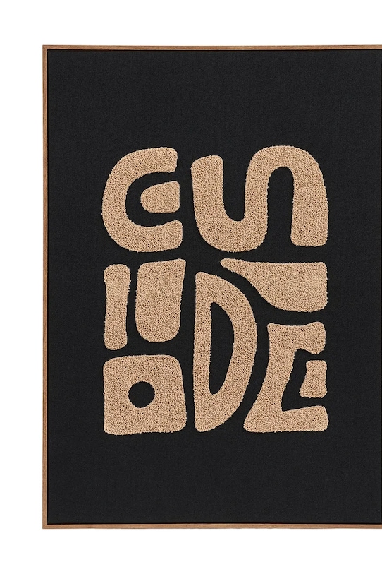 Nástenná dekorácia v ráme House Nordic Tine 50 x 70 cm hnedá 4991018