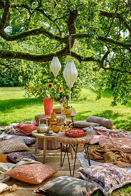 Bloomingville dekoracja wisząca Pomp 20 x 39 cm 82065267 biały AA00