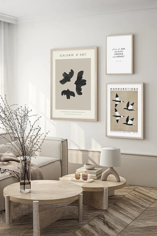 Salon i sypialnia Inne dekoracja ścienna w ramie 50 x 70 cm 15.41.201.25050 beżowy