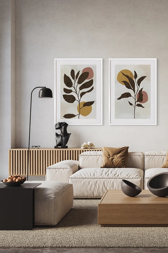 Salon i sypialnia Inne dekoracja ścienna w ramie 50 x 70 cm 15.41.201.25062 multicolor