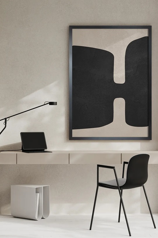 Salon i sypialnia Inne dekoracja ścienna w ramie 50 x 70 cm 15.41.201.25031 czarny