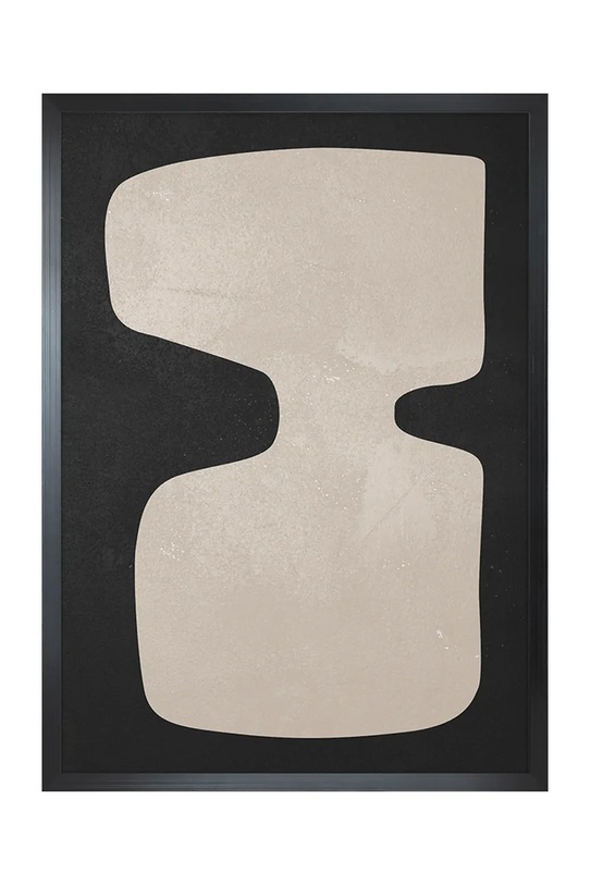 Dekoracja ścienna w ramie 50 x 70 cm czarny 15.41.201.25032