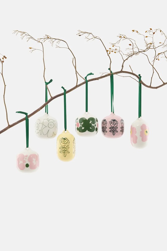 Marimekko dekoracja z kamionki 7 x 7 cm 075406.163 multicolor AA00