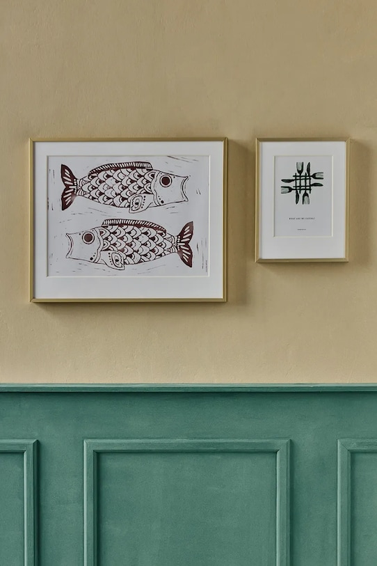 House Doctor dekoracja ścienna z metalu 50 x 40 cm 208582068 multicolor AA00