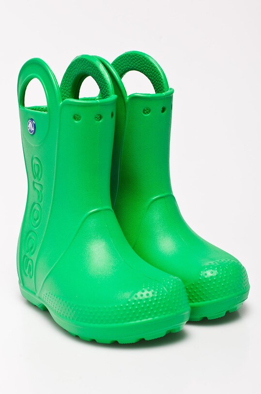 Crocs - Kalosze dziecięce 12803.GRASS zielony AA00
