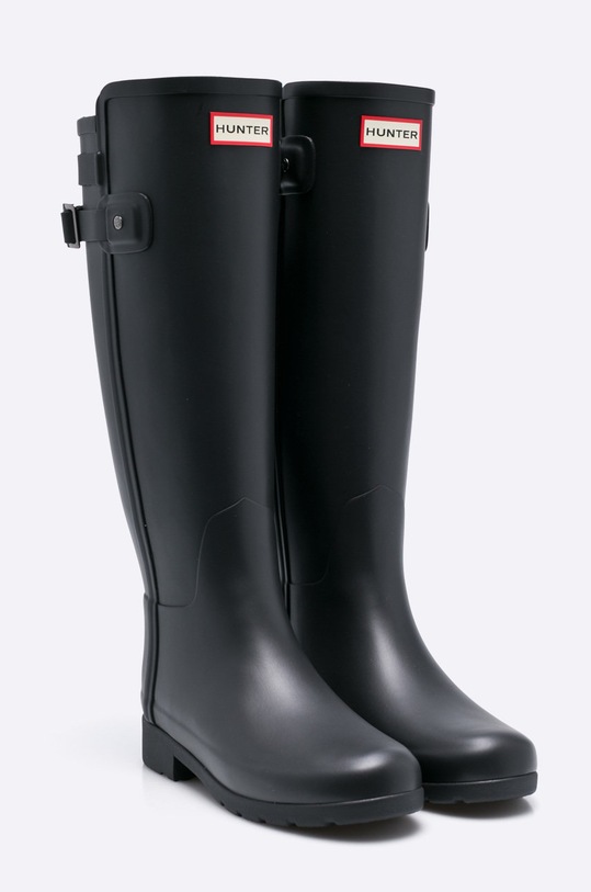 Hunter - Kalosze Original Tall STRAP.WF.BLK czarny AA00