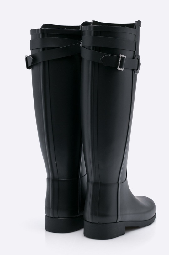 Hunter - Gumene čizme crna STRAP.WF.BLK