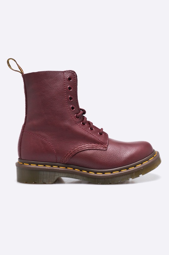 Dr. Martens - Botki Pascal płaski bordowy 13512411