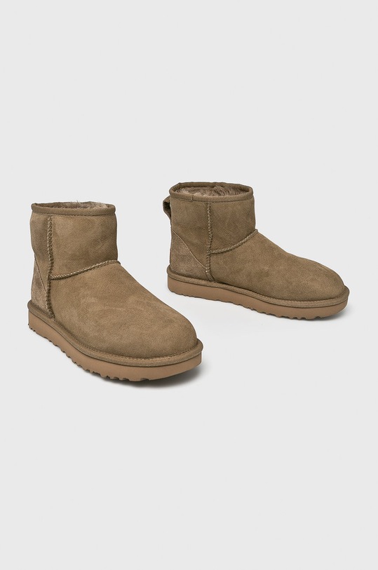 Încălțăminte UGG cizme de zapada din piele intoarsa 1016222 verde
