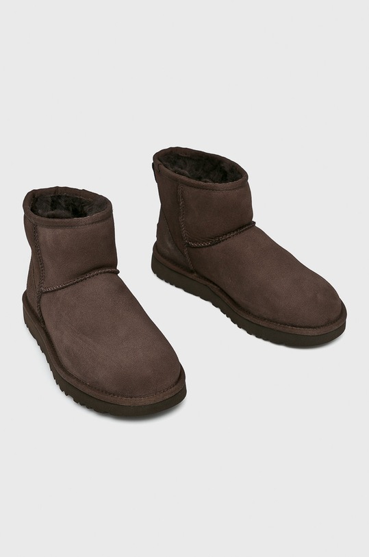 Cipele za snijeg od brušene kože UGG Classic Mini II 1016222 smeđa AA00