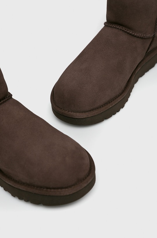 Obuća Cipele za snijeg od brušene kože UGG Classic Mini II 1016222 smeđa