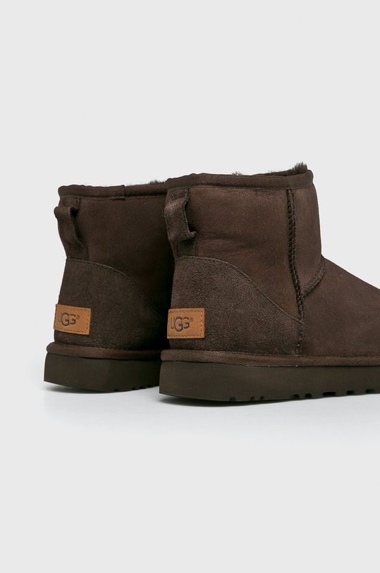 Cipele za snijeg od brušene kože UGG Classic Mini II smeđa 1016222