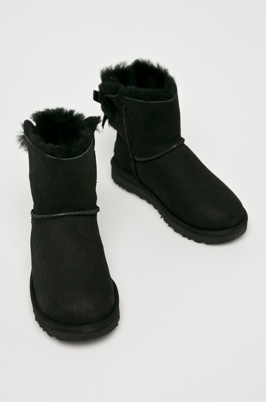 UGG cizme de zapada din piele intoarsa 1016501 negru AA00