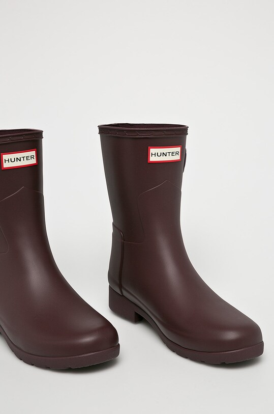 Hunter - Cizme WFS1098RMA burgundia AA00