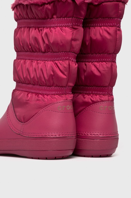 Obuwie Crocs - Śniegowce 205314.CROCS.CROCBAND.W różowy