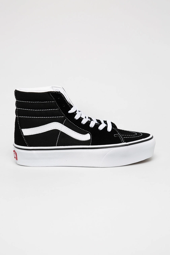 Vans - Trampki SK8-Hi Platform 2.0 skóra zamszowa czarny VN0A3TKN6BT1