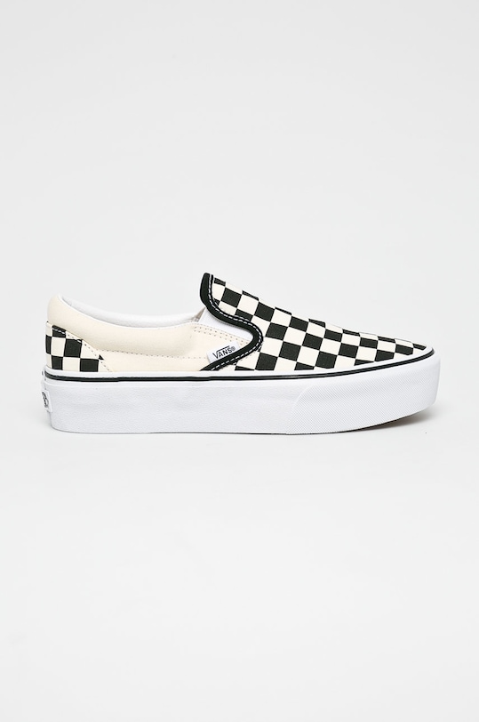 Vans - Tenisówki Classic Slip-On Platform płaska beżowy VN00018EBWW1