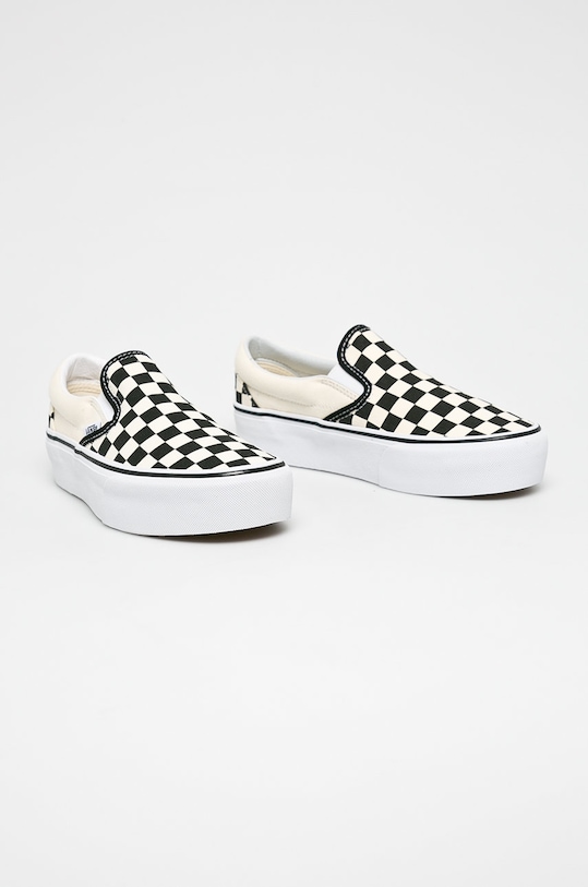 Vans - Tenisówki Classic Slip-On Platform VN00018EBWW1 beżowy AA00