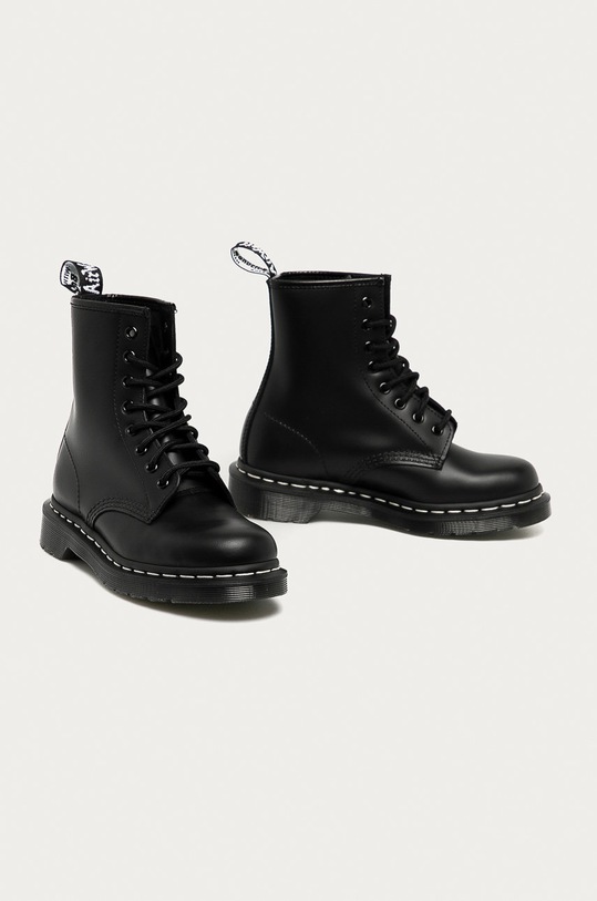 Dr. Martens - Workery skórzane Smooth 24758001 czarny AA00
