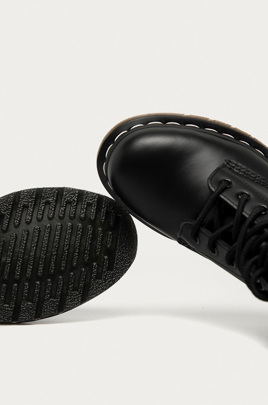 Dr. Martens - Workery skórzane Smooth czarny 24758001