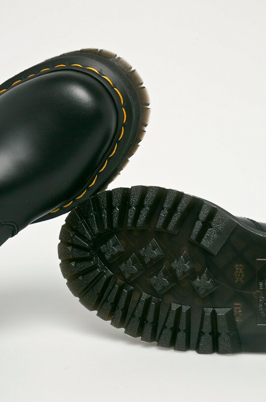 Dr. Martens ghete Chelsea de piele 2976 Quad negru DM24687001